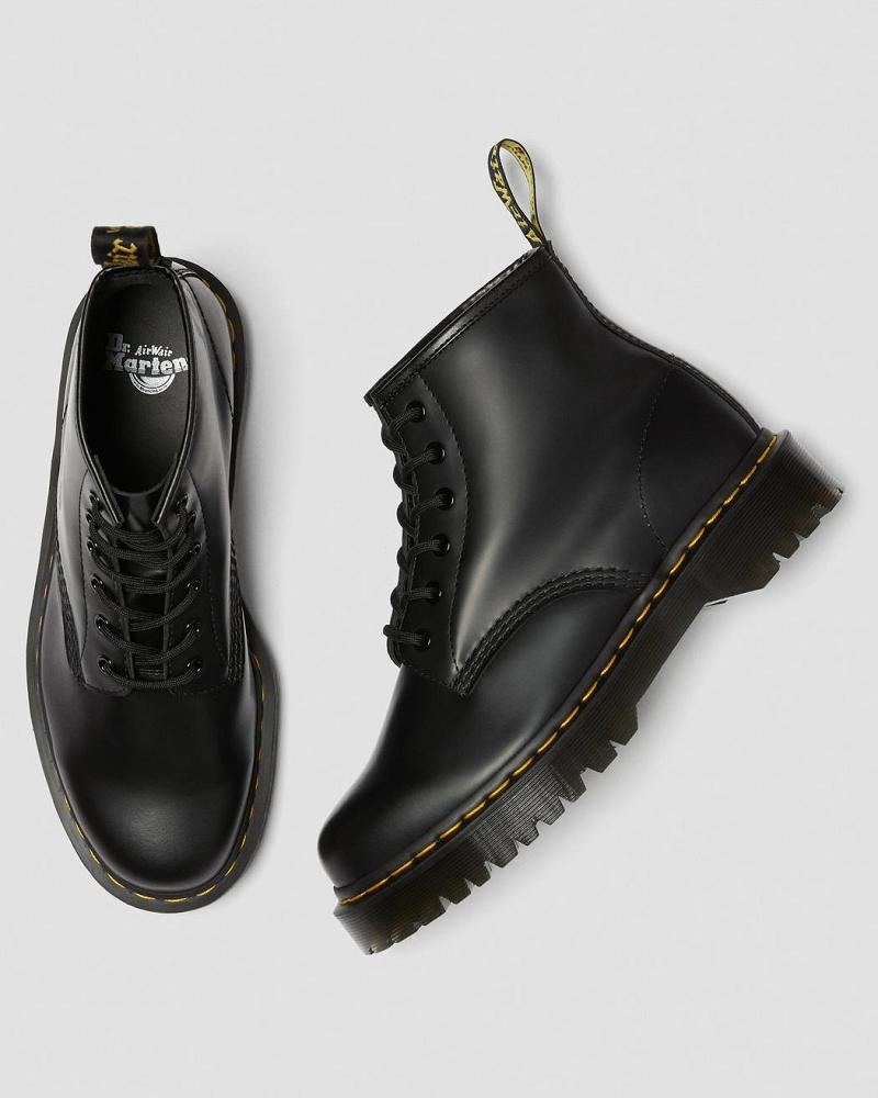 Dr Martens 101 Bex Smooth Læder Ankelstøvler Herre Sort | DK 405BEX